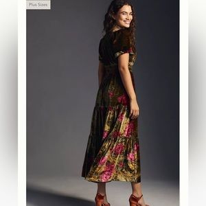 Anthropologie The Somerset Maxi Dress: Velvet Edition